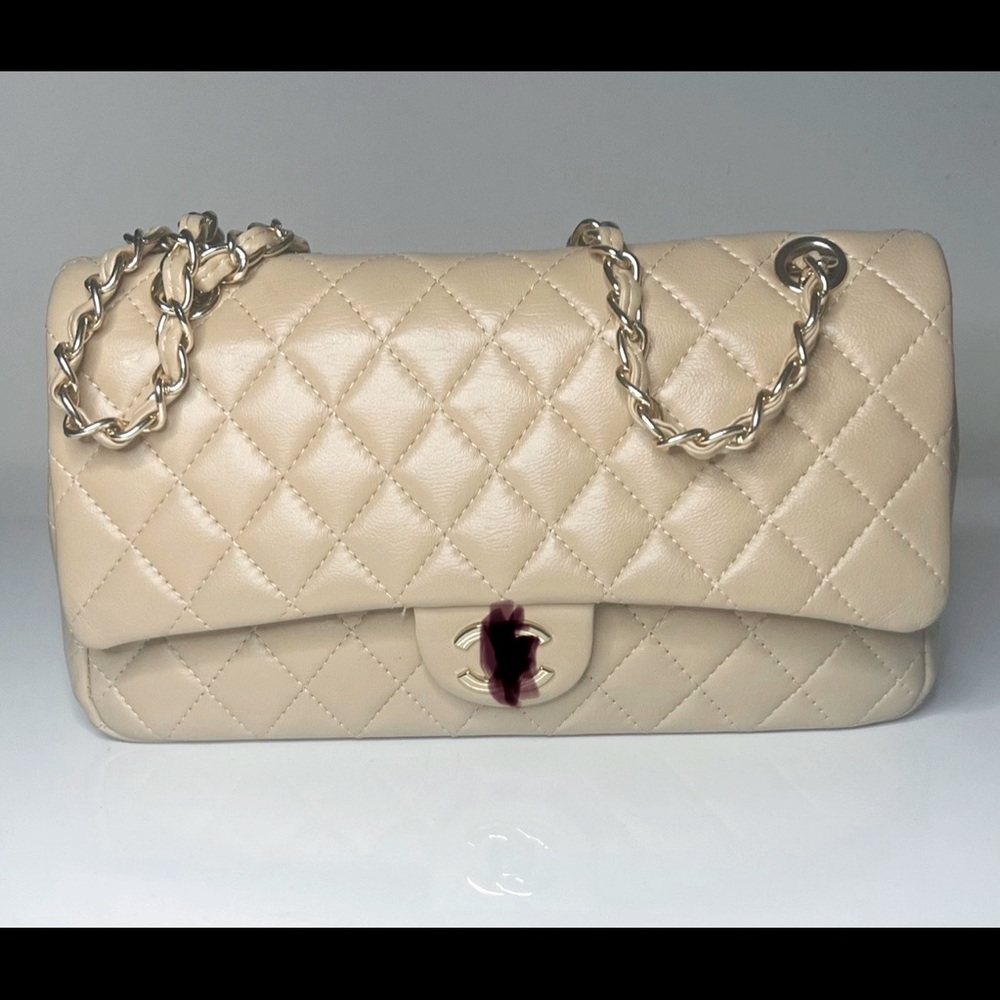Tan handbag
